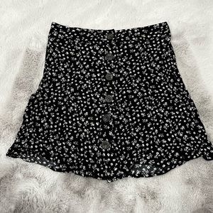 Floral mini skirt